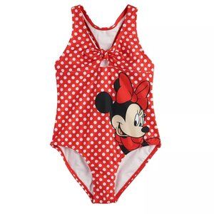 Girls 5/6 Disney's Minnie Mouse 1-Pack Swimsuit